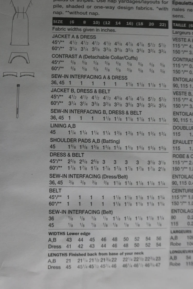 50s Vogue 2402 Misses Jacket and Dress Reproduction Sewing Pattern - UNCUT - Size 12 14 16