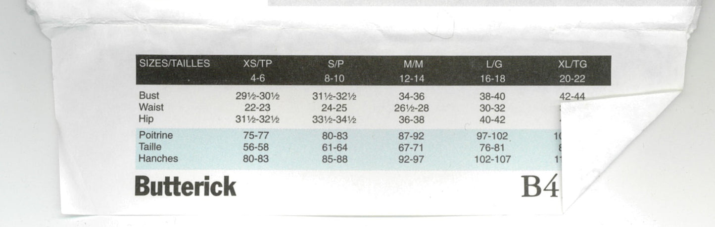 Butterick 4352 Misses / Misses Petite Jacket Sewing Pattern UNCUT Size Lrg - Xxl