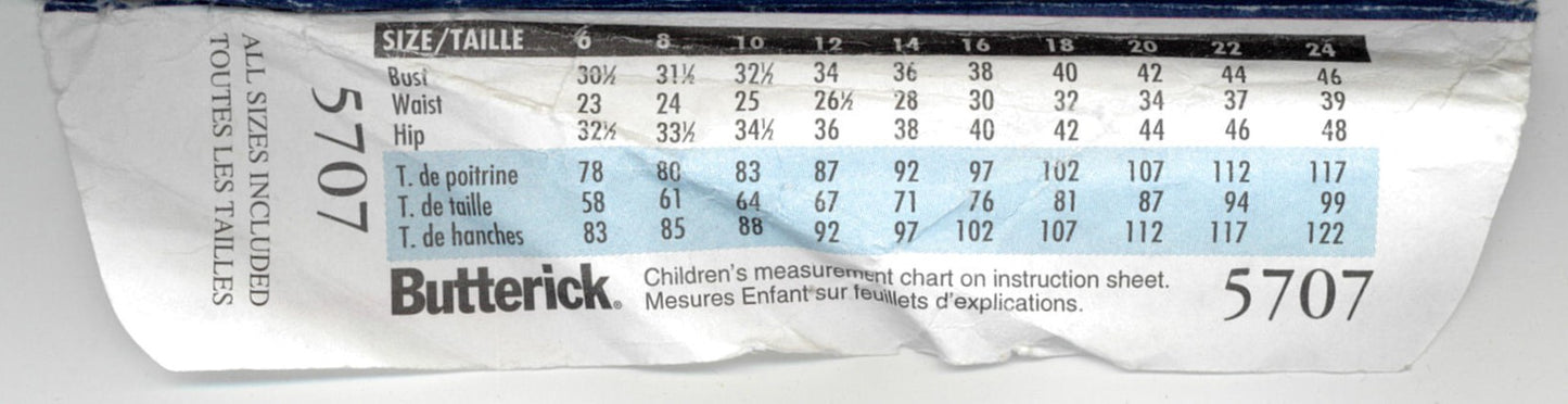 Butterick 5707 Misses / Girls jacket, Pants and Headband Sewing Pattern Sewing Pattern UNCUT Childs Size XS S M L Misses Size XS S M L