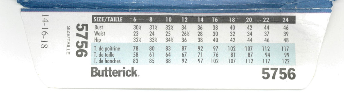 Butterick 5756 Misses Jacket Vest Skirt and Pants Sewing Pattern - UNCUT - Size 8 10 12 Or Size 14 16 18