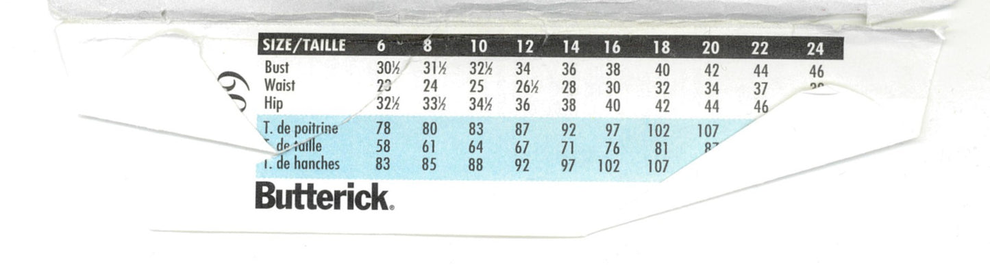 Butterick 6084 Misses / Misses Petite Top Sewing Pattern UNCUT Size 14 16 18