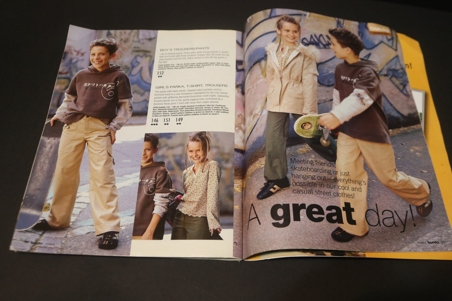 October 2003 Burda A World of Fashion Sewing Magazine