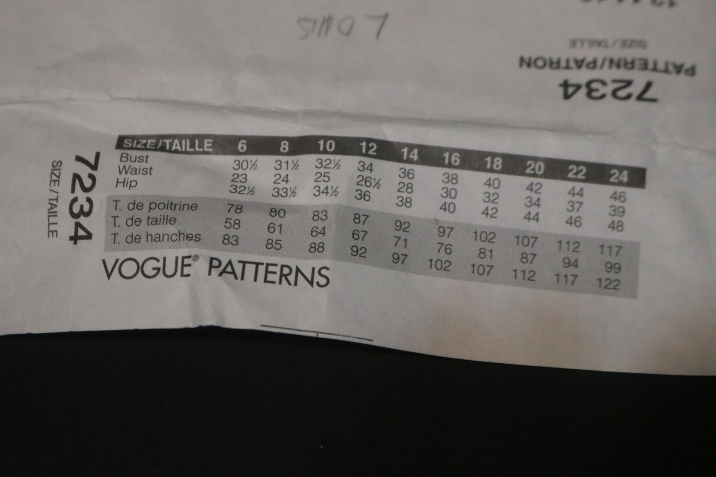 Vogue 7234 Misses Jacket Top Skirt and Pants Sewing Pattern - UNCUT - Size 12 14 16