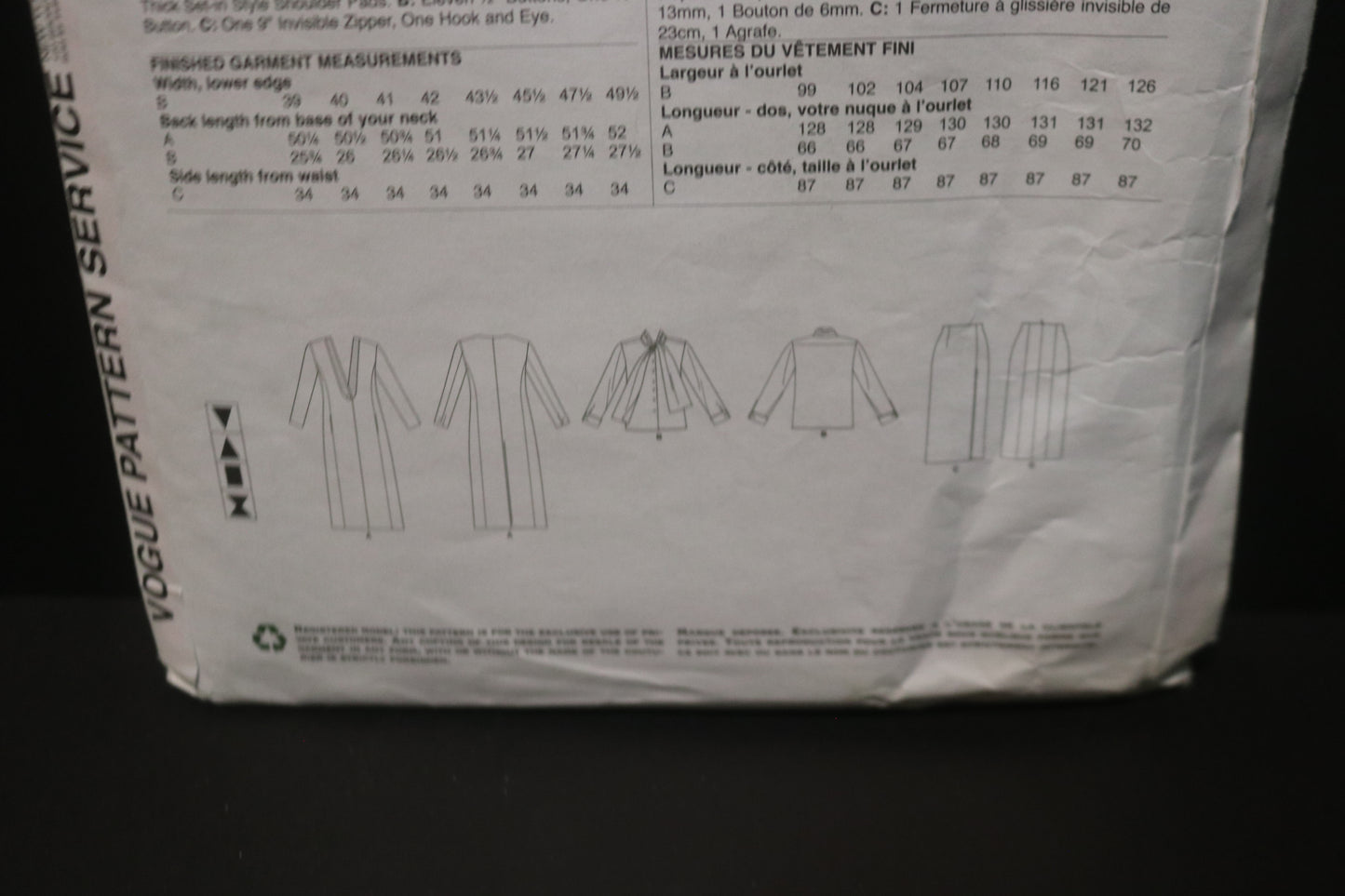 Vogue 1527 Paco Peralta Misses Jacket Blouse and Skirt Sewing Pattern - UNCUT - Size 4 6 8 10 12