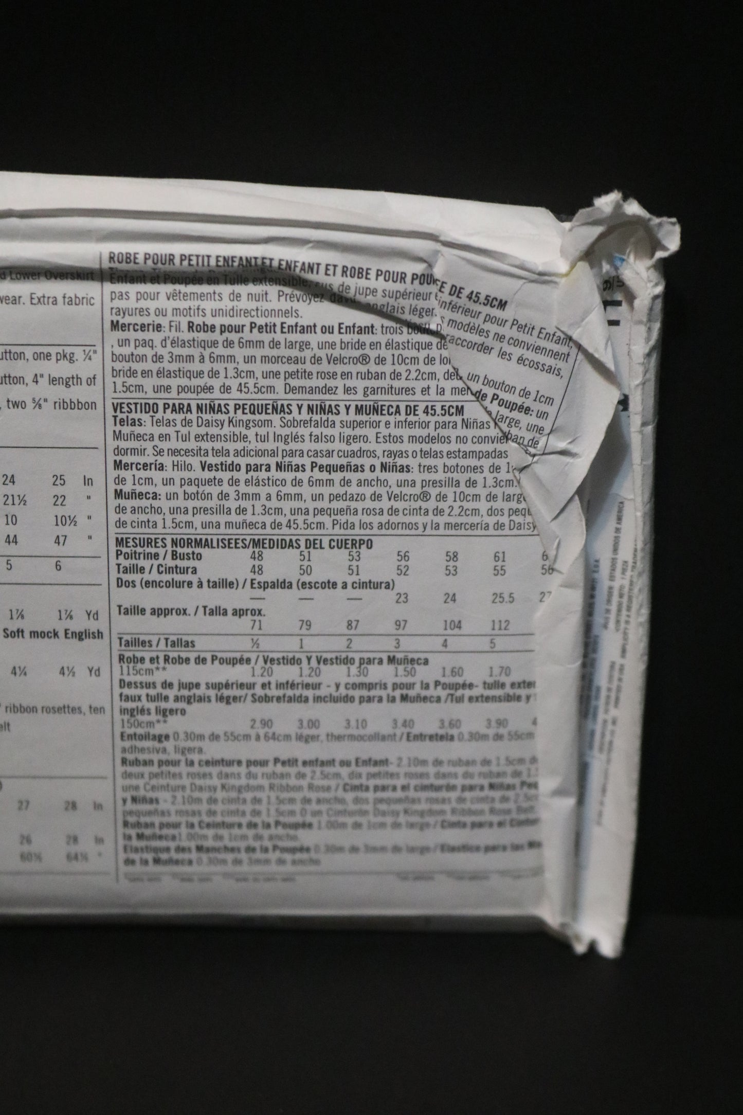 Simplicity 9947 Daisy Kingdom Girls Dress and Doll Dress for 18" Doll Sewing Pattern - UNCUT - Size 3 4 5 6