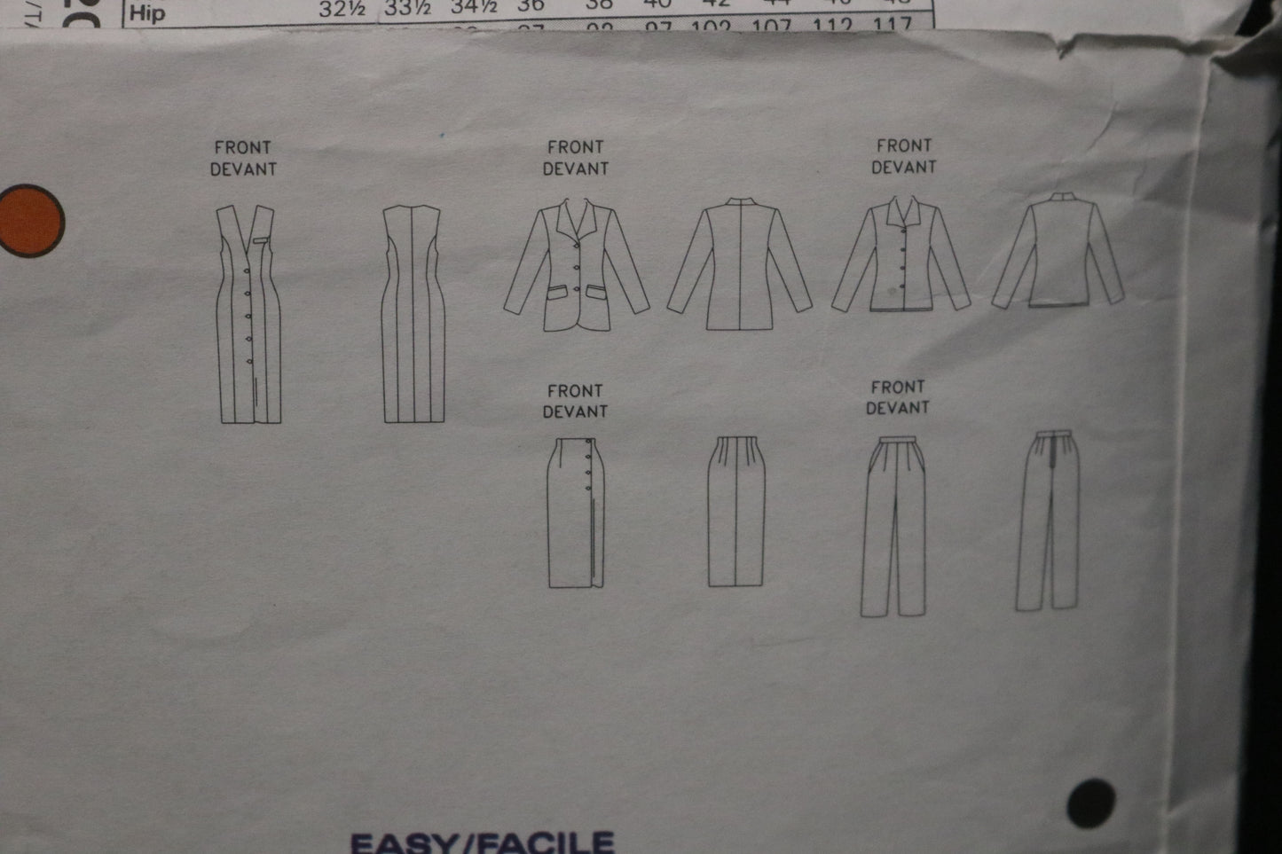 Vogue 1200 TAMOTSU Misses / misses Petite jacket Top Jumper Skirt and Pants Sewing Pattern - UNCUT - Size 12 14 16