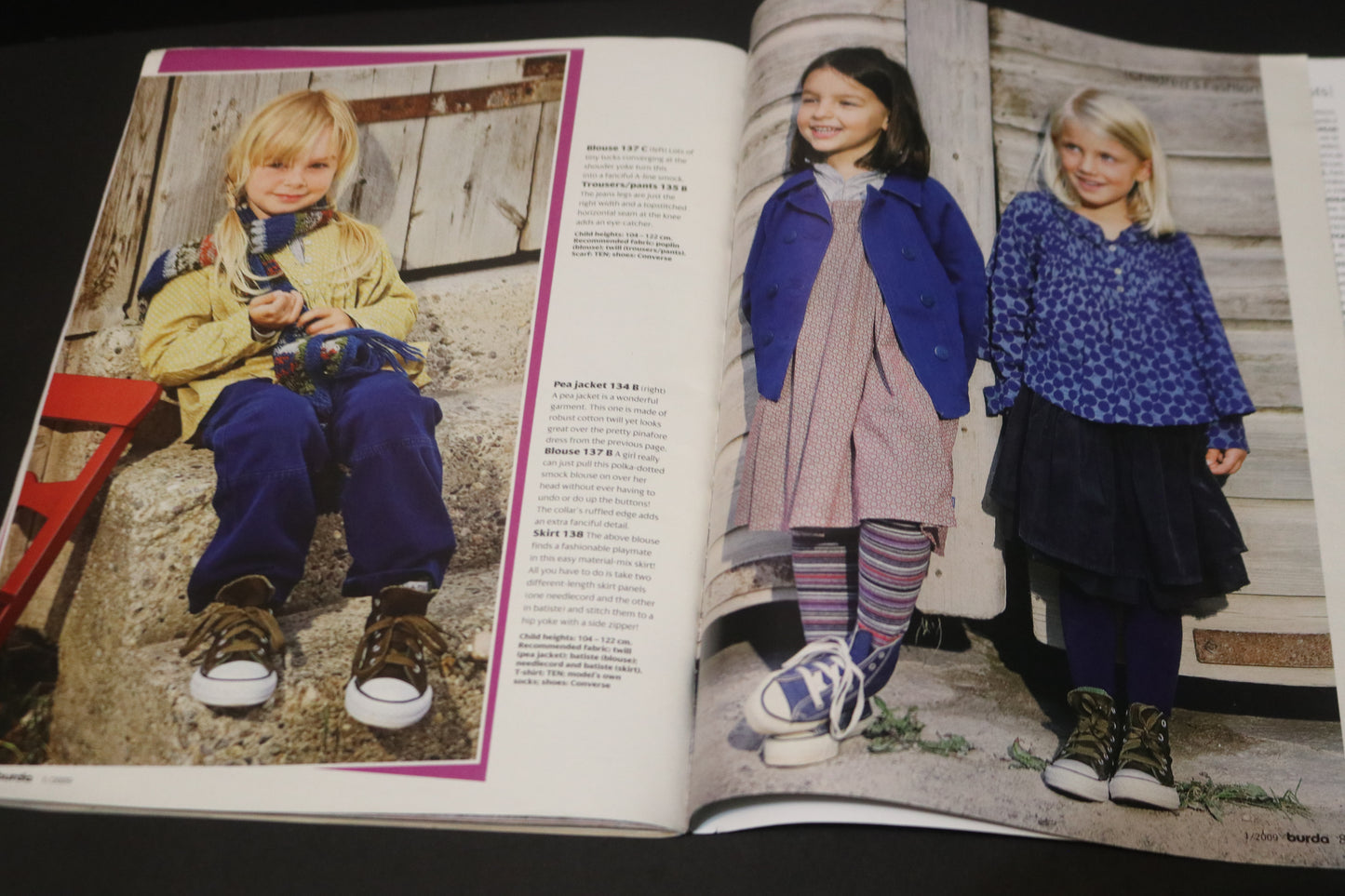 January 2009 Burda A World of Fashion Sewing Magazine - Winter sewing patterns!