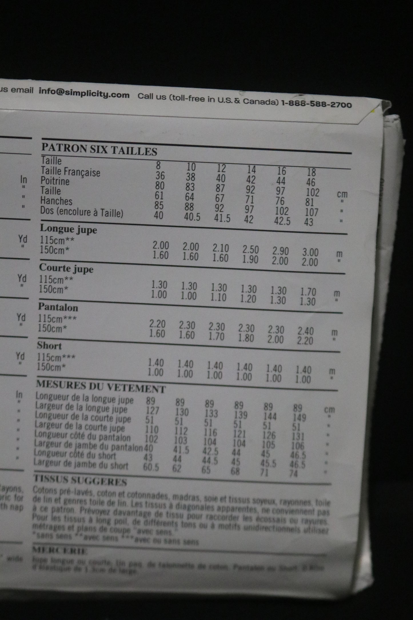 New Look 6637 Misses Pants Shorts and Skirts Sewing Pattern - UNCUT - Size 8 - 18