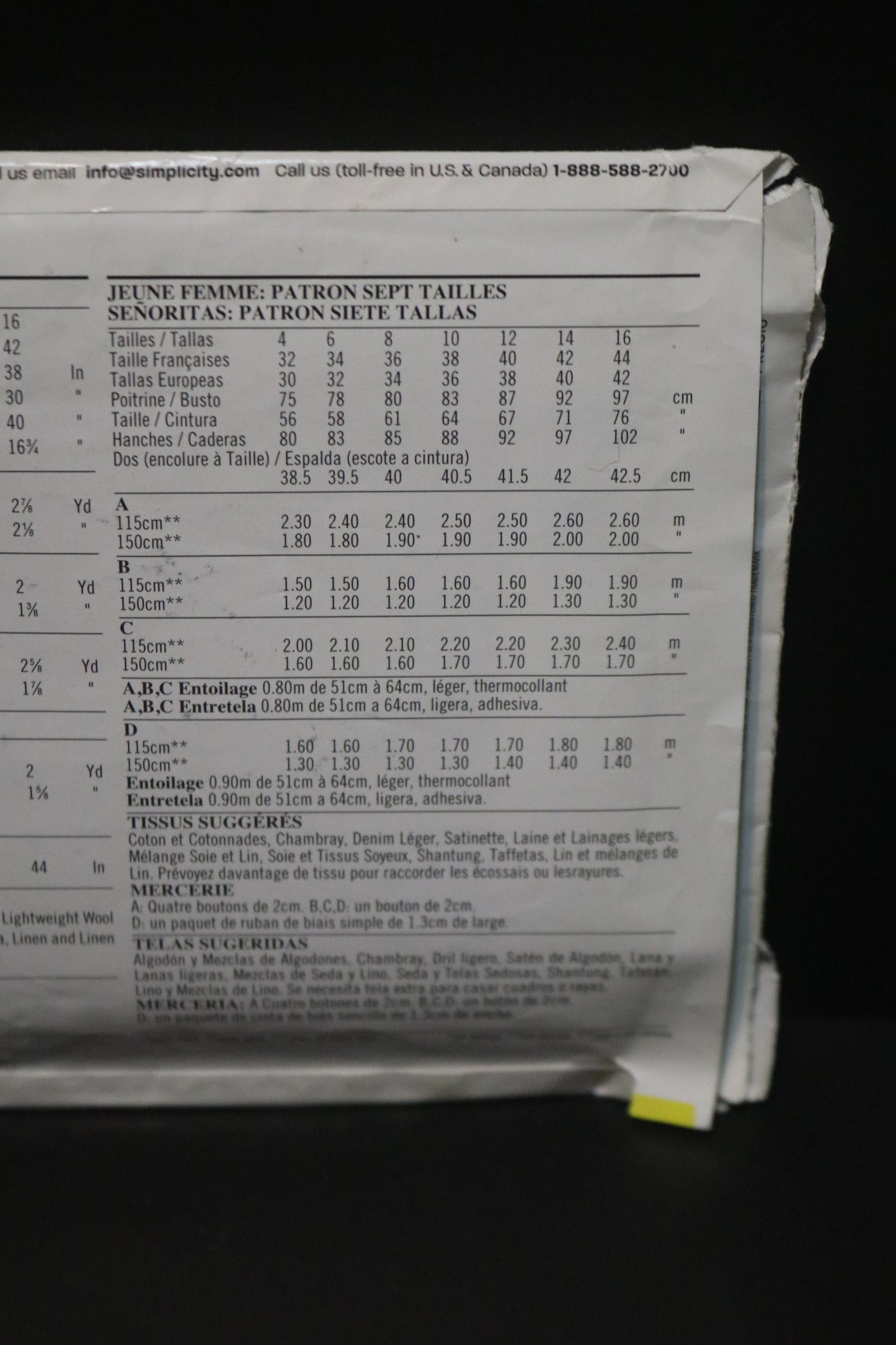 New Look 6942 Misses Jacket Sewing Pattern UNCUT Size 4 - 16