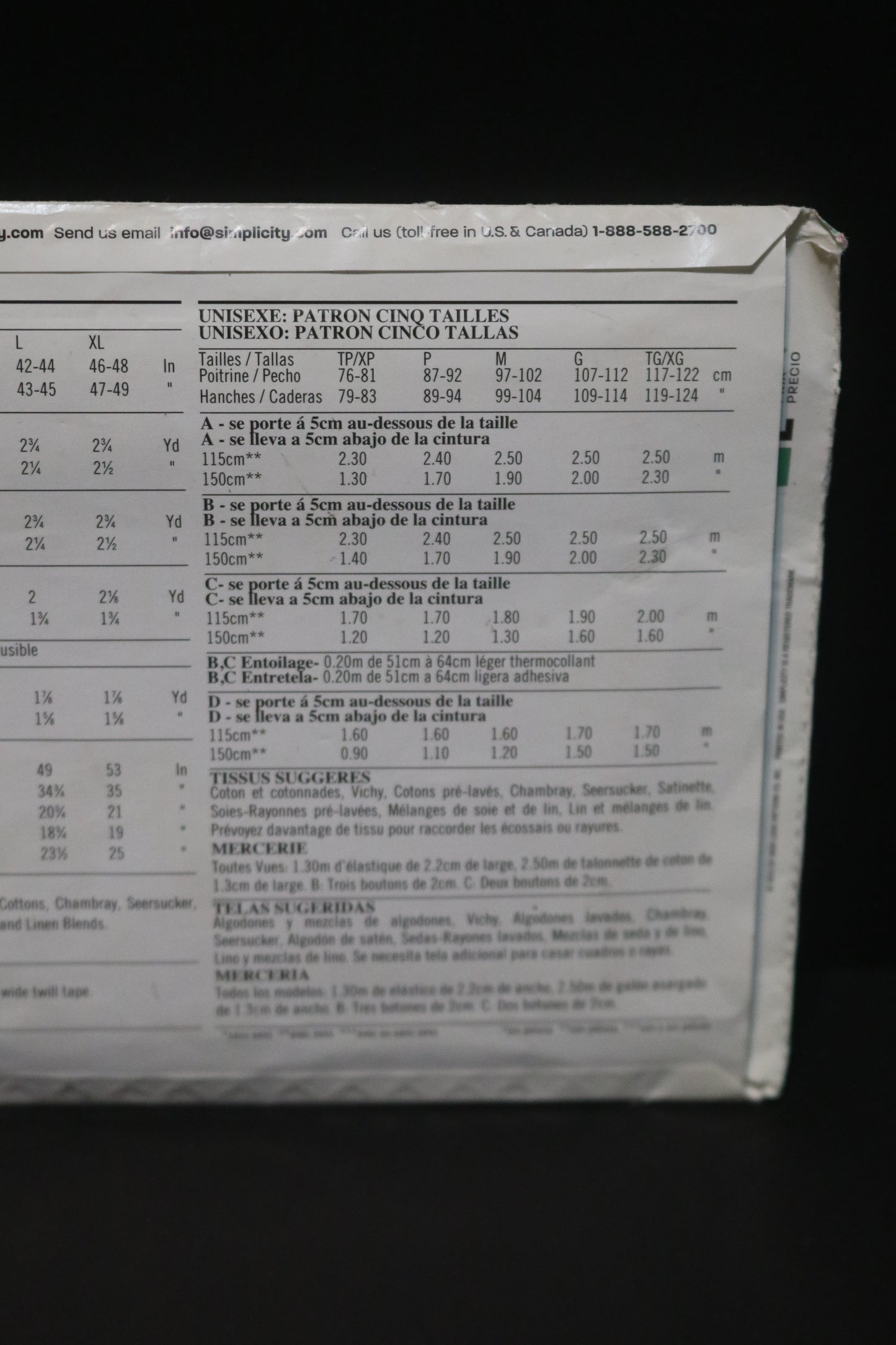 New Look 6951 Misses and Men's Pants Shorts and Capris Sewing Pattern - UNCUT - Size XS -XL