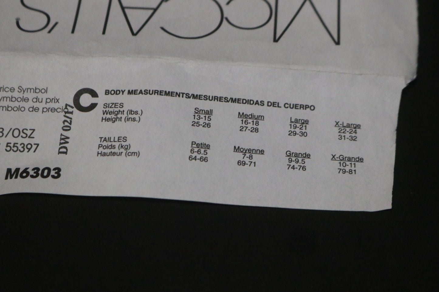 McCalls 6303 Infants Dresses Panties and Hat Sewing Pattern - UNCUT - Size S M L XL