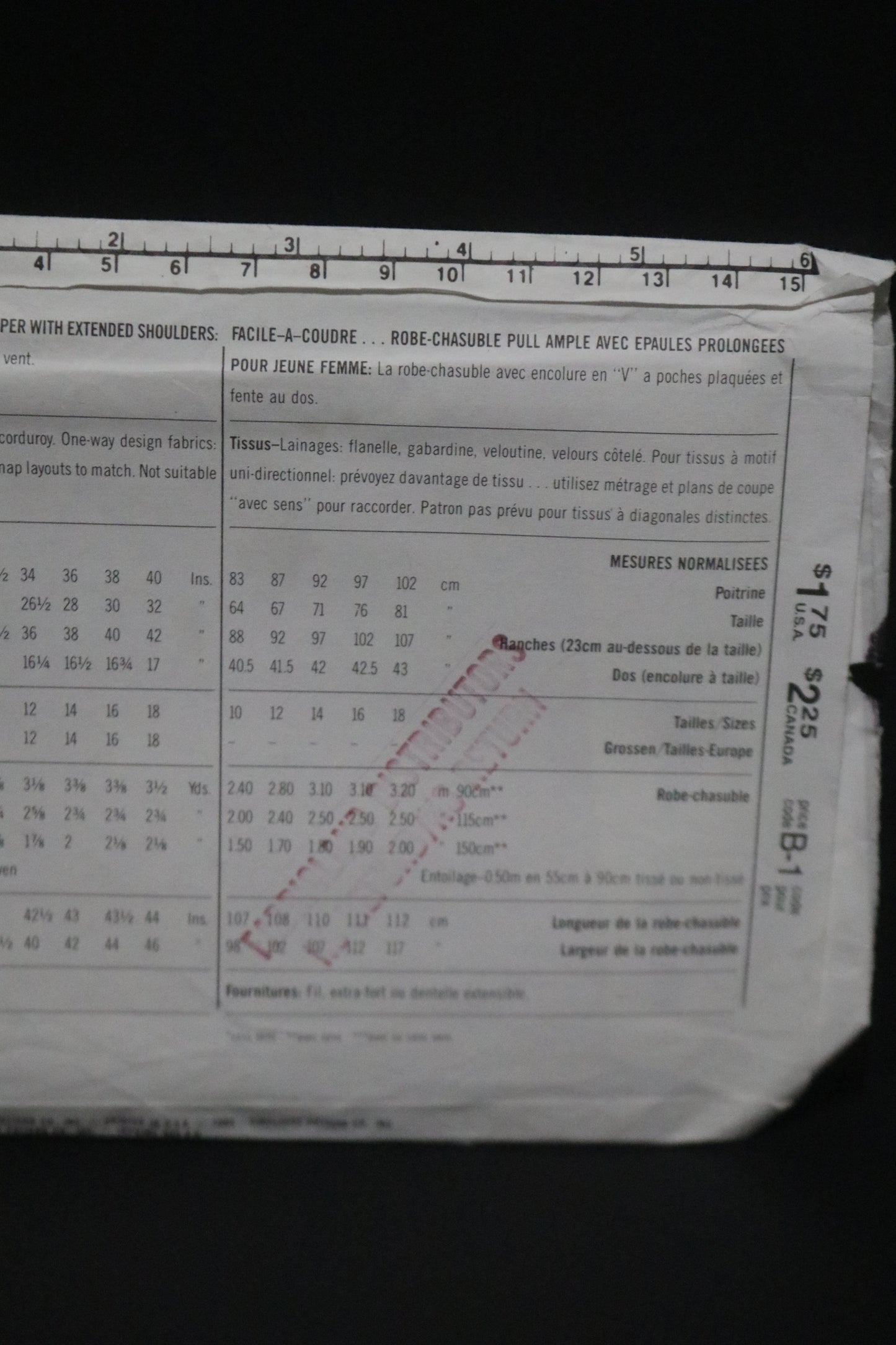 Super Save 7105 MIsses Easy to Sew Loose Fitting Pullover Jumper with extended shoulders Sewing Pattern - UNCUT - Size 14 16 18