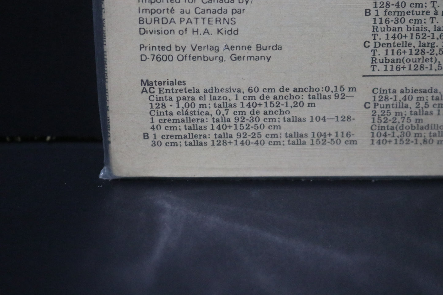 Burda 8204 Girls Dress Sewing Pattern - UNCUT Size 3 4 6 7 10 12