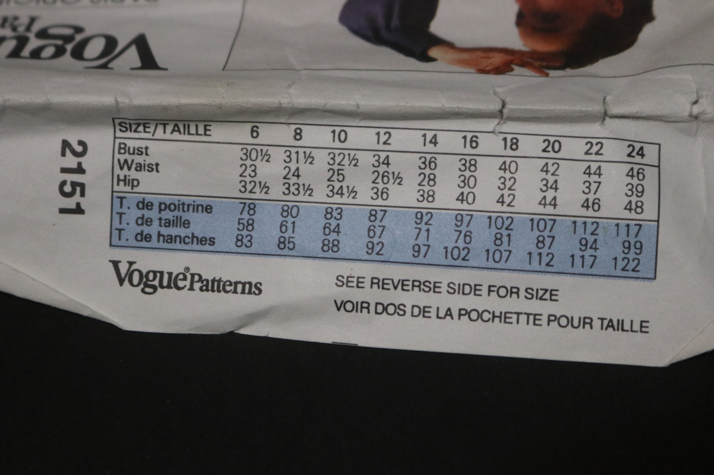 Vogue 2151 Emanuel Ungaro Misses Top and Skirt Sewing - UNCUT - Size 10