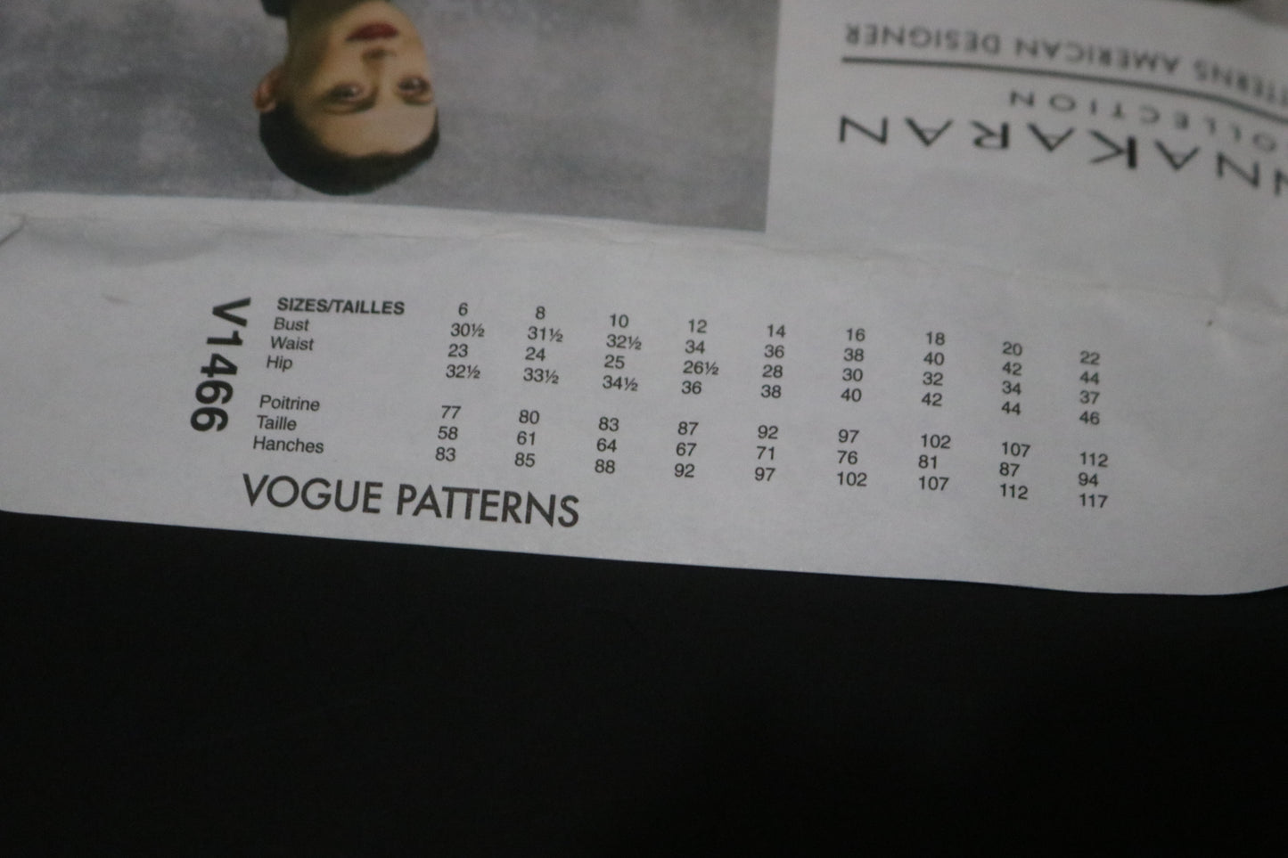Vogue V1466 Donna Karan Misses Jacket and Skirt Sewing - UNCUT - Size 6 8 10 12 14
