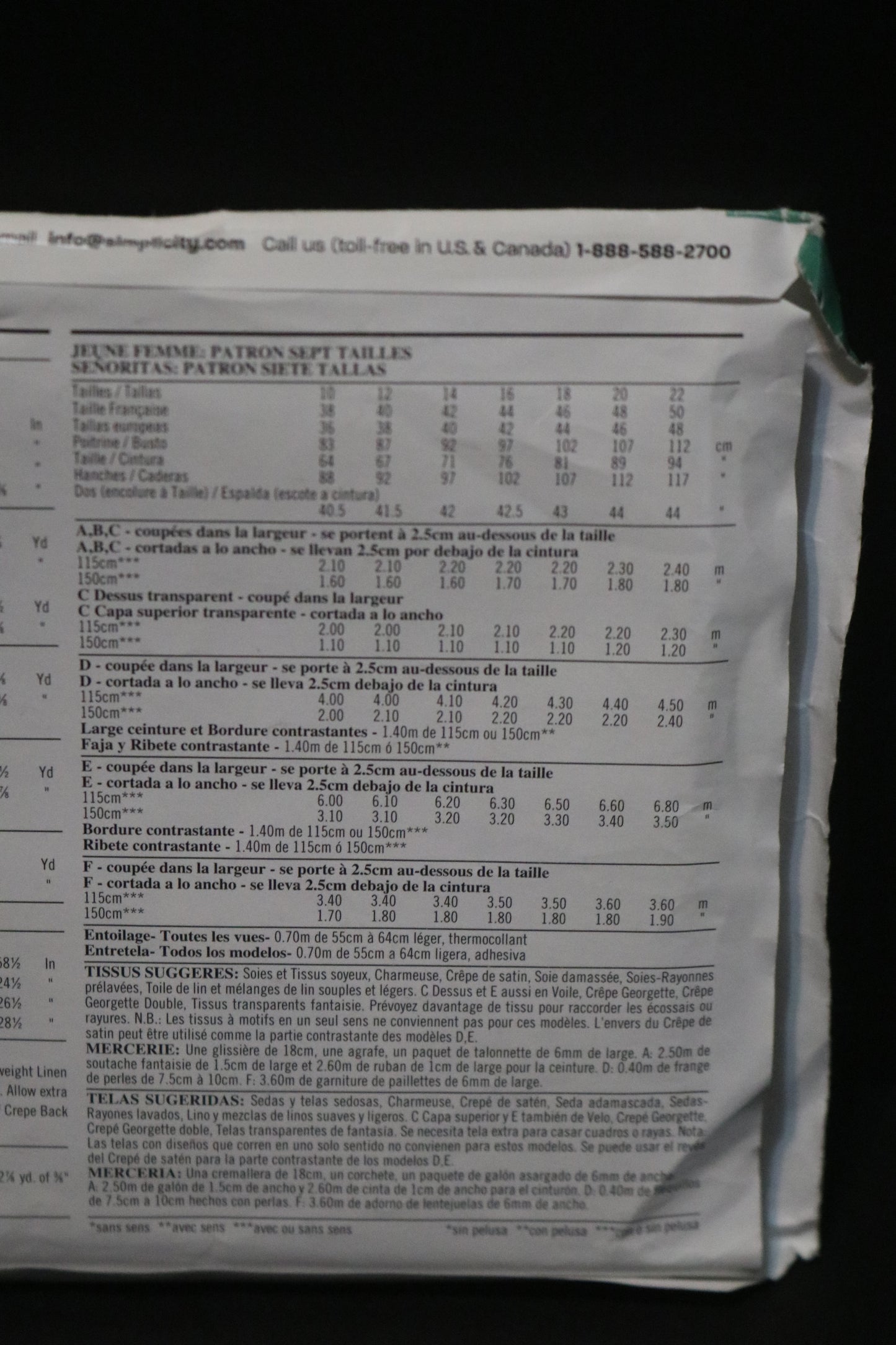 New Look 6593 Misses Skirt Sewing Pattern - UNCUT - Size 10 - 22