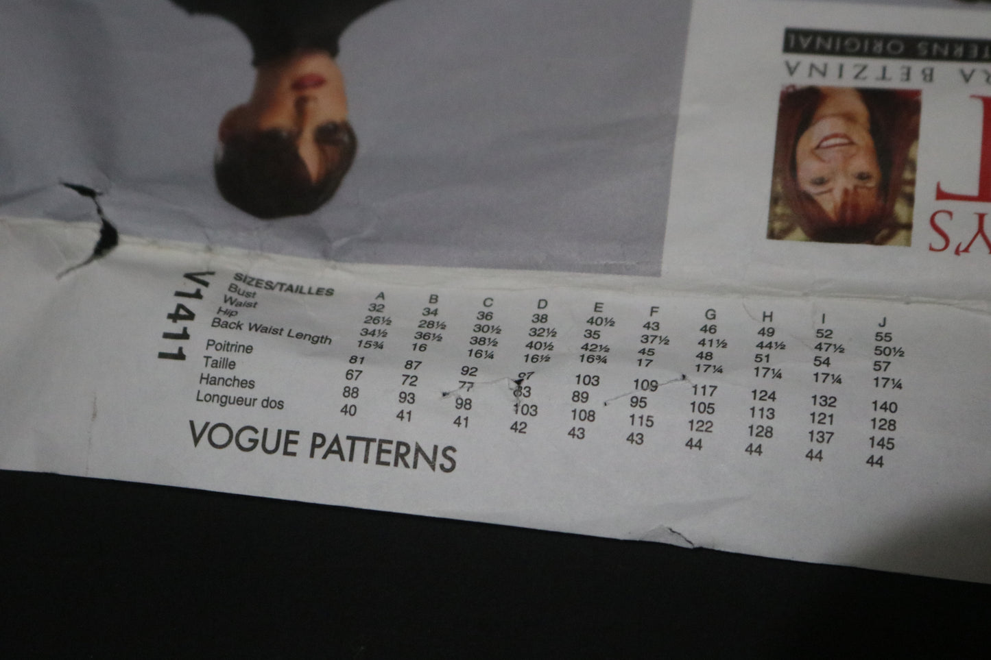 Vogue 1411 Sandra Betzina Misses Pants Sewing Pattern - UNCUT - Size A - J