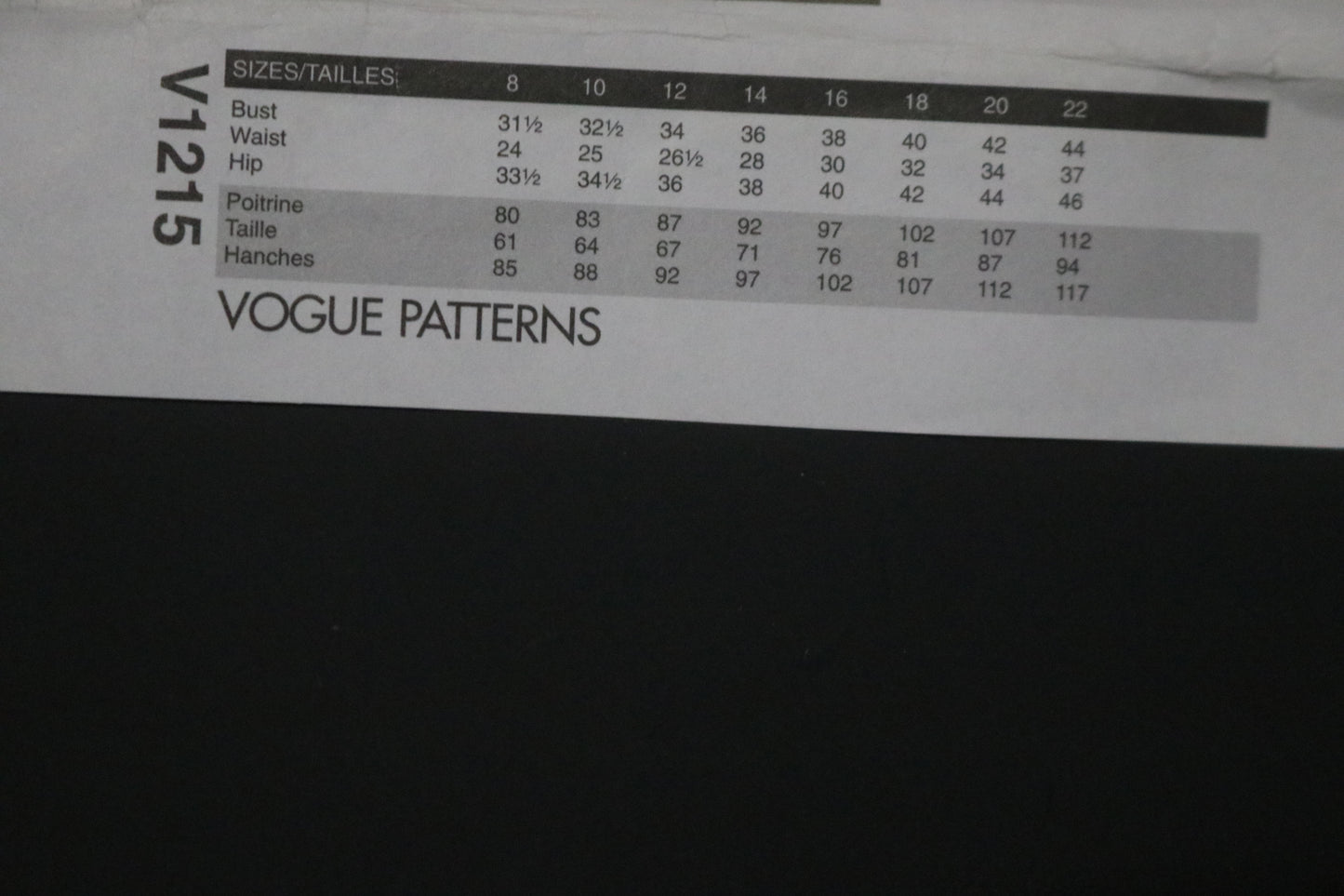 Vogue 1215 CHADO Ralph Rucci American Designer Misses Shirt and Pants Sewing Pattern UNCUT - Size 16 18 20 22