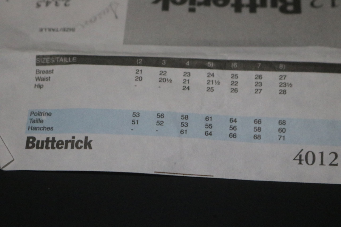 Butterick 4012 Childrens / Girls Robe Nightgown & 16" and 20"Dolls Robe and nightgown Sewing Pattern - UNCUT Size 2 3 4 5