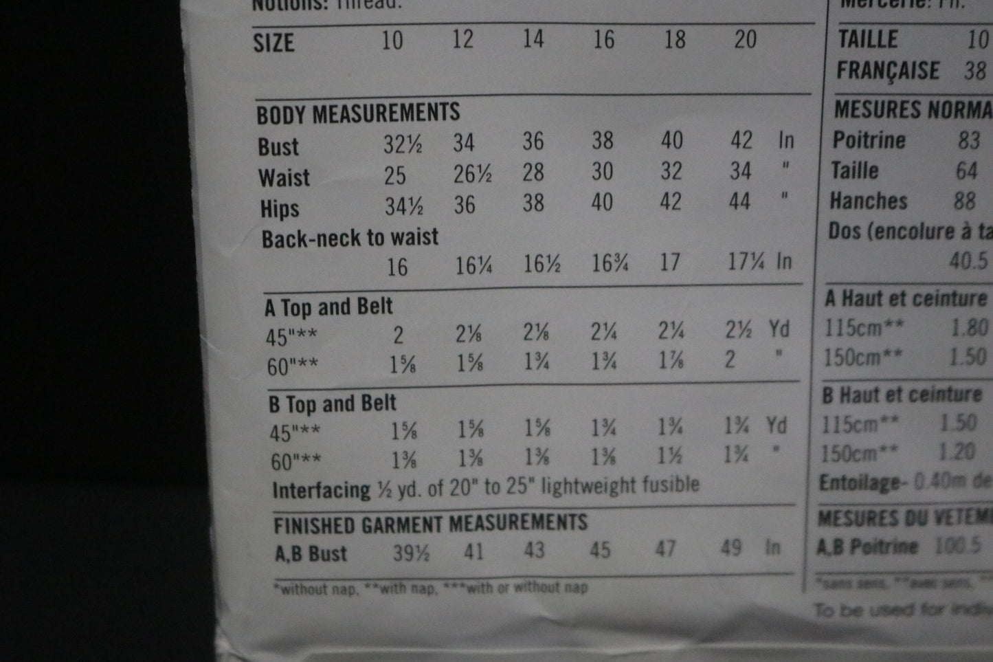 Simplicity 2418 Misses Top in two lengths with Neckline Variations and tie belt Sewing Pattern - UNCUT - Size 10 12 14 16 18 20