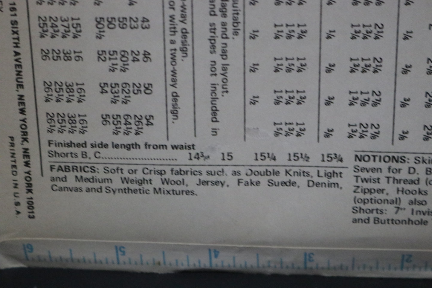 Butterick 6414 Misses / Misses Skirt and Shorts Sewing Pattern - UNCUT - Waist 27 Hip 38