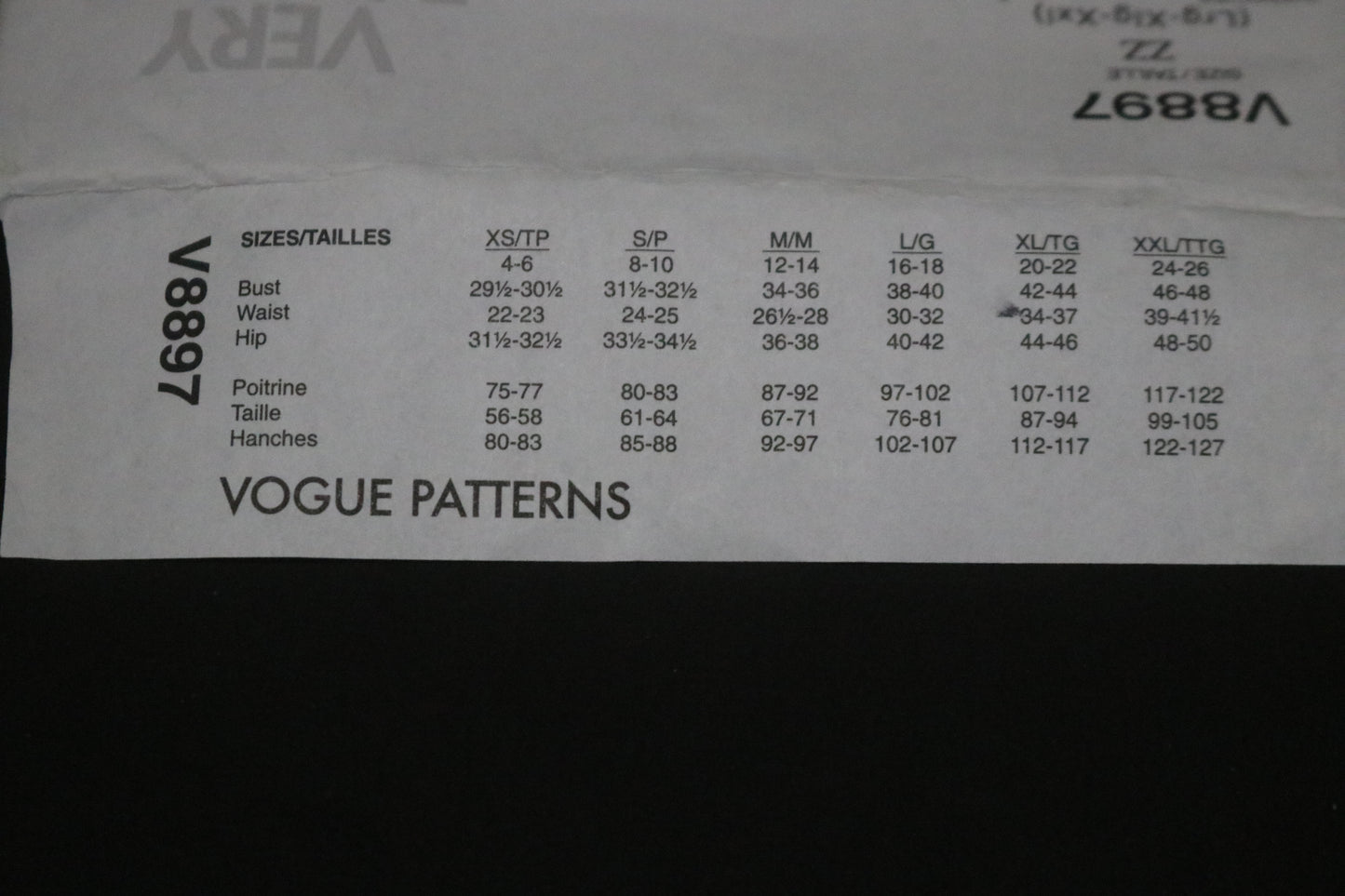 Vogue 8897 Misses Dress Sewing Pattern - UNCUT - Size Lrg Xlg Xxl