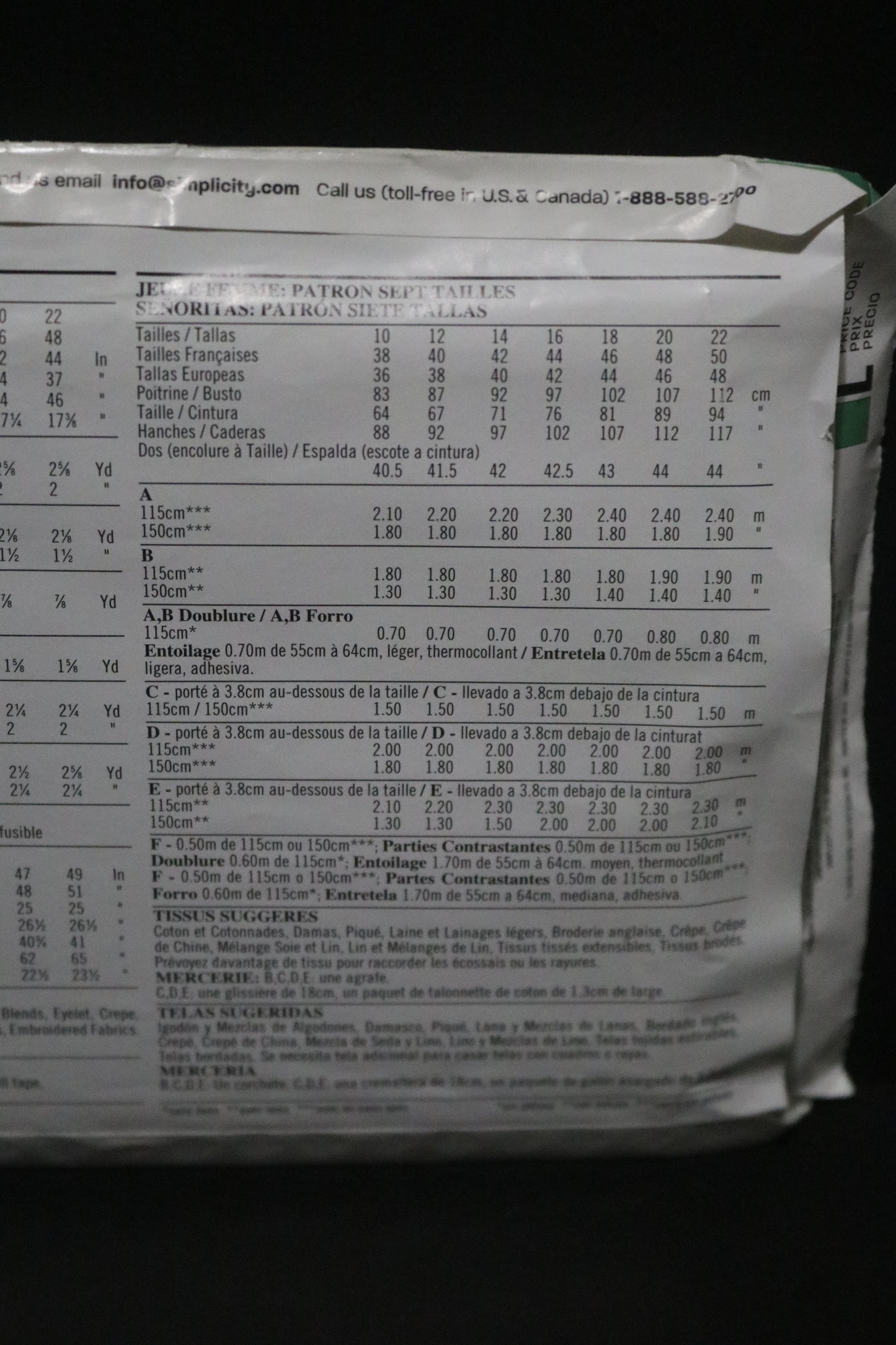 New Look 6609 Misses Jacket Skirt and Pants Sewing Pattern - UNCUT - Size 10 - 22