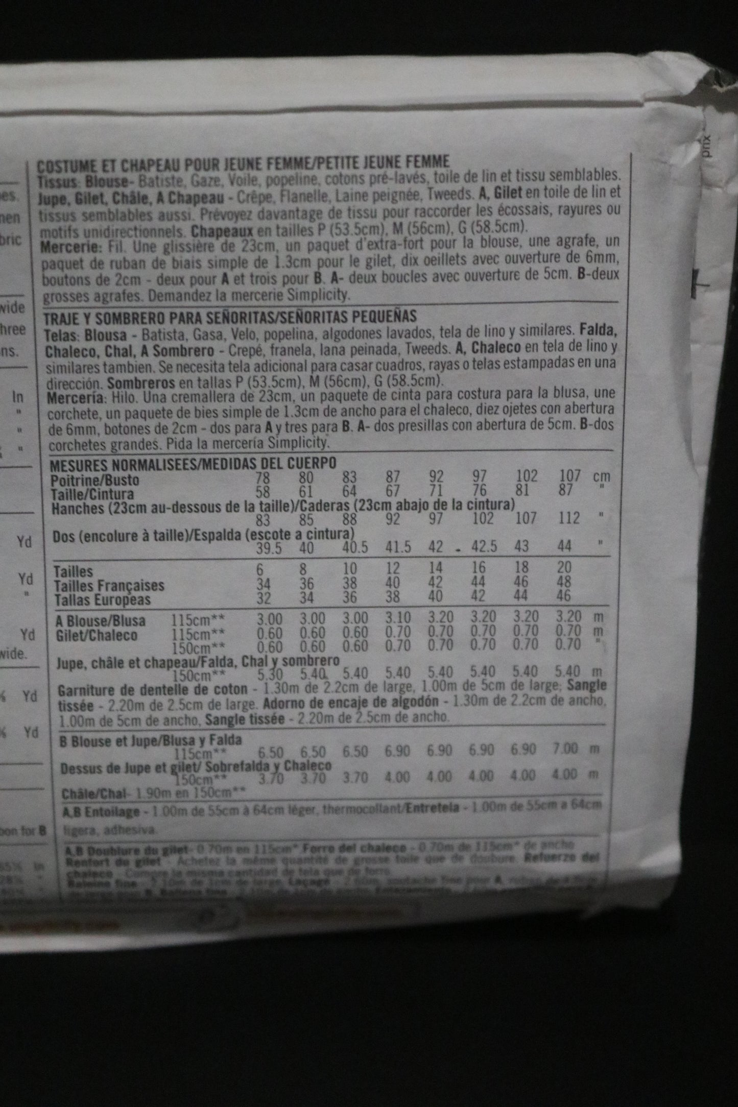 Simplicity 8855 Misses Celtic Highlander Lass Costumes Sewing Pattern UNCUT - Size 16 18 20
