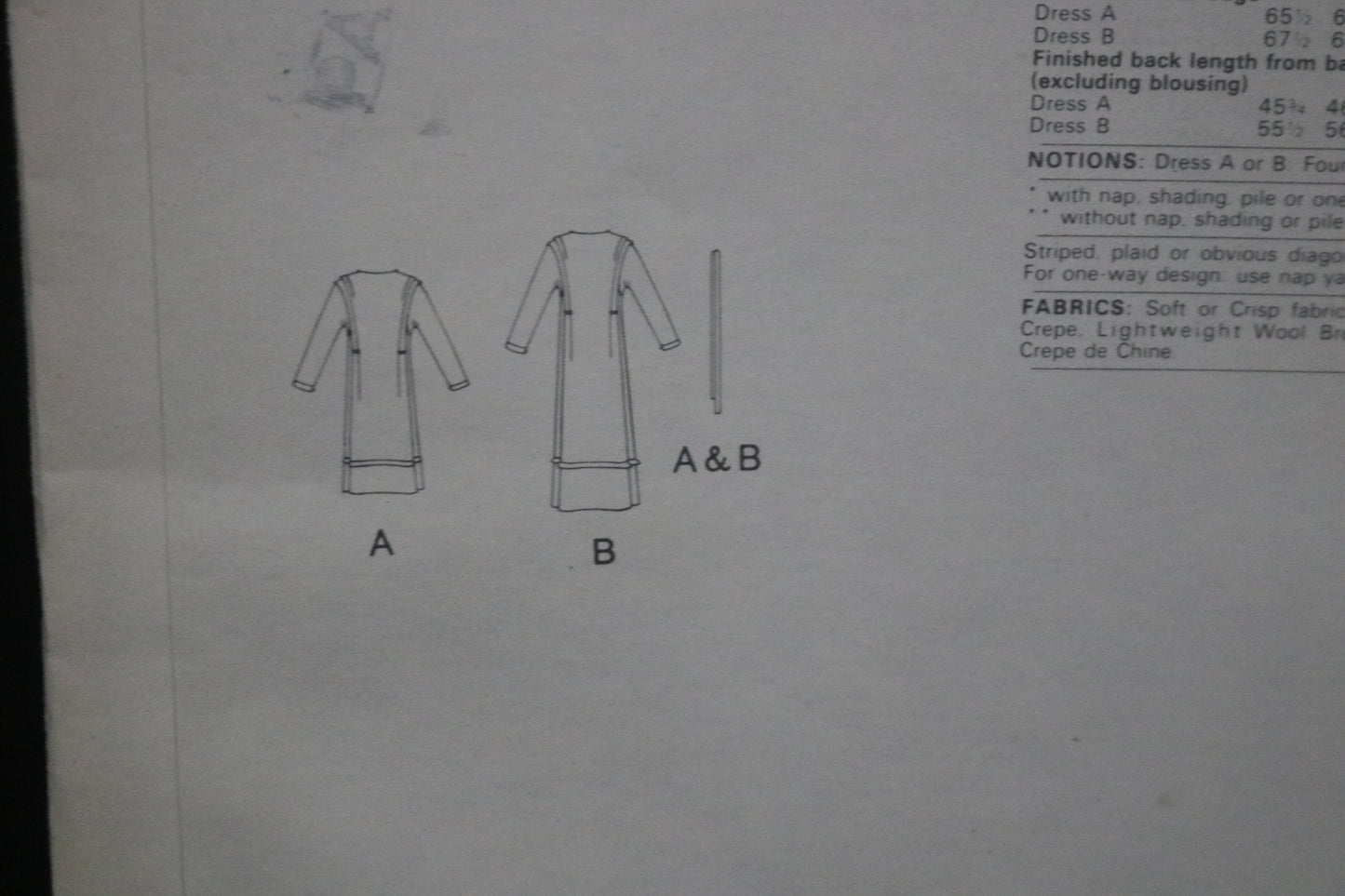 Vogue 2104 Renata Misses Dress Sewing Pattern - UNCUT - Size 8