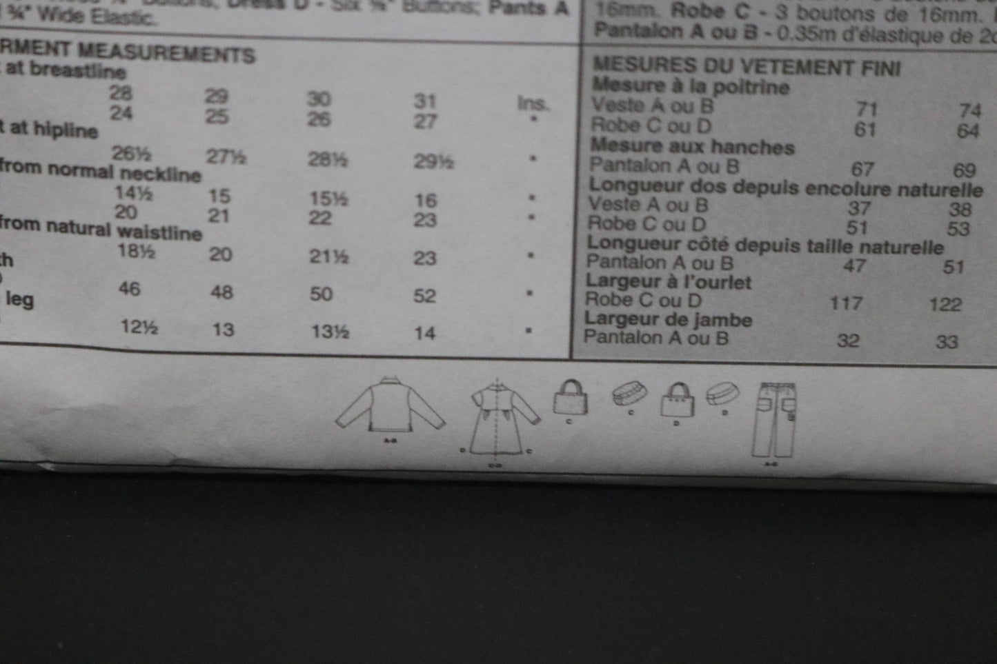 McCalls 3790 Toddlers Jacket Dresses Pants Hats in Two Sizes and Bags Sewing Pattern - Size 1 2 3 4