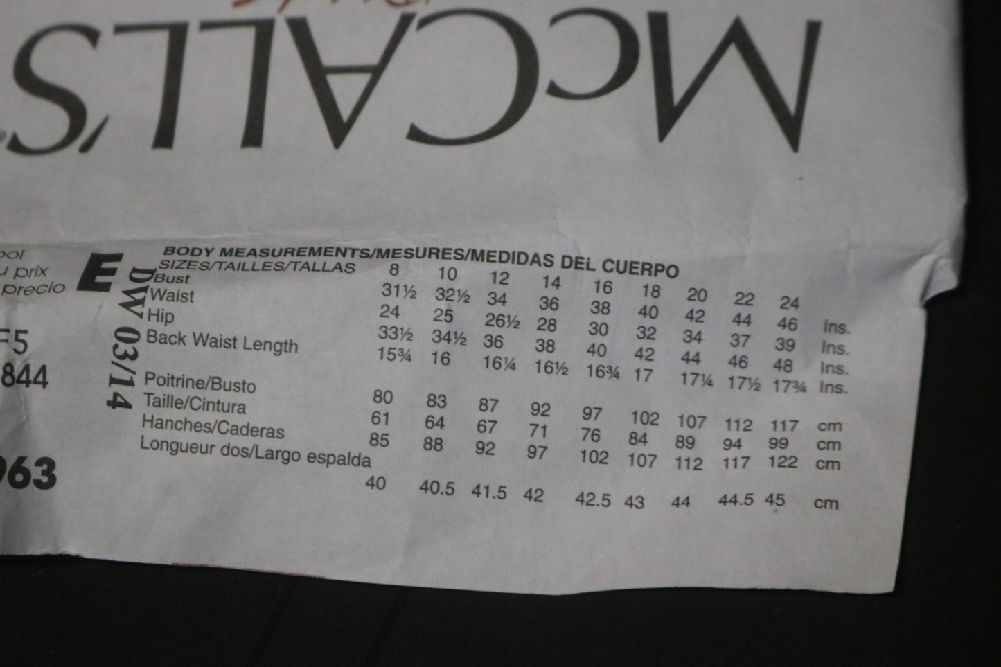 McCalls 6963 Palmer / pletsch Misses Tops Sewing Pattern - UNCUT - Size 16 18 20 22 24