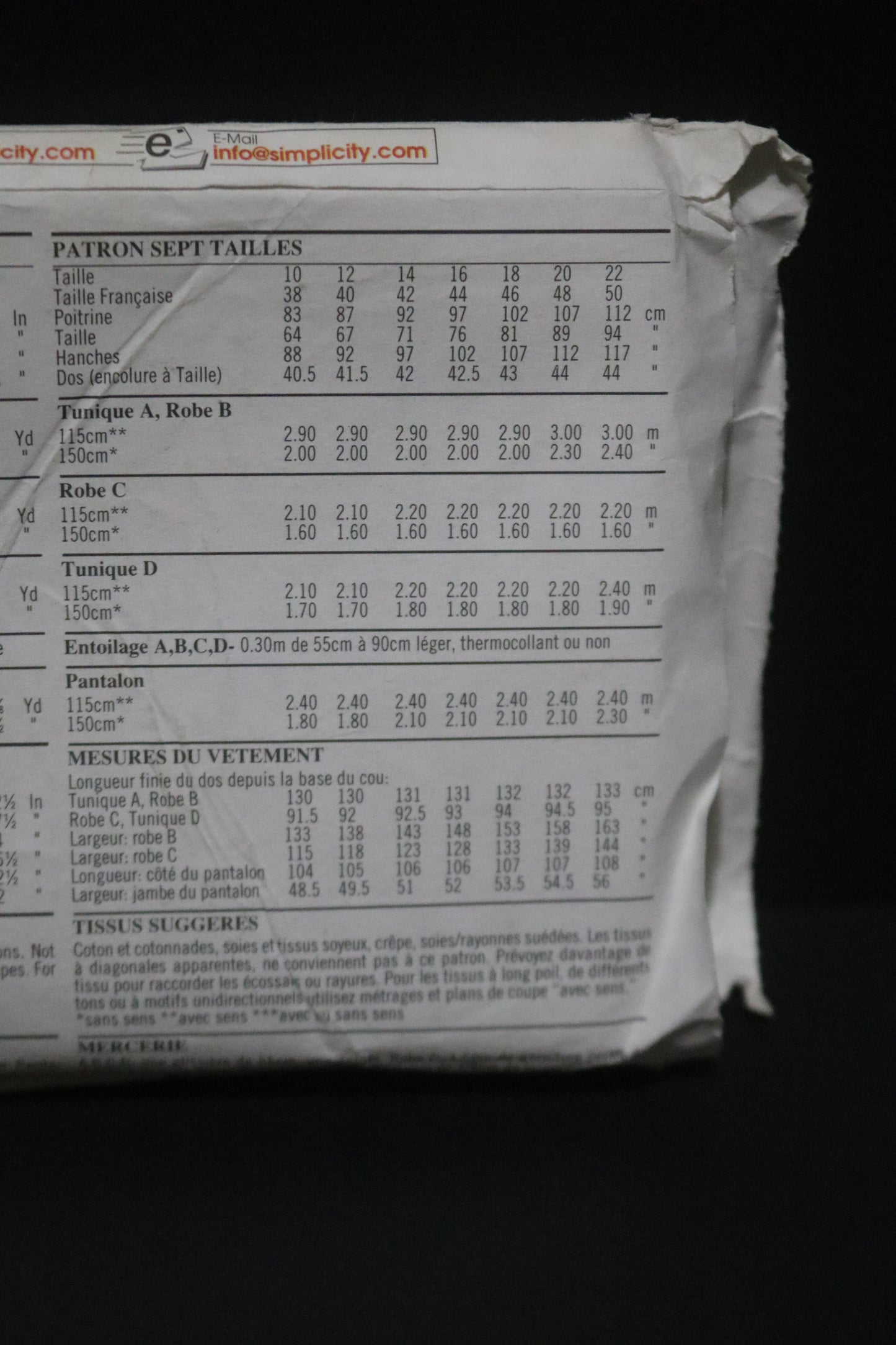 New Look 6813 Misses Dress Tunic and Pants Sewing Pattern - UNCUT - Size 10 - 22