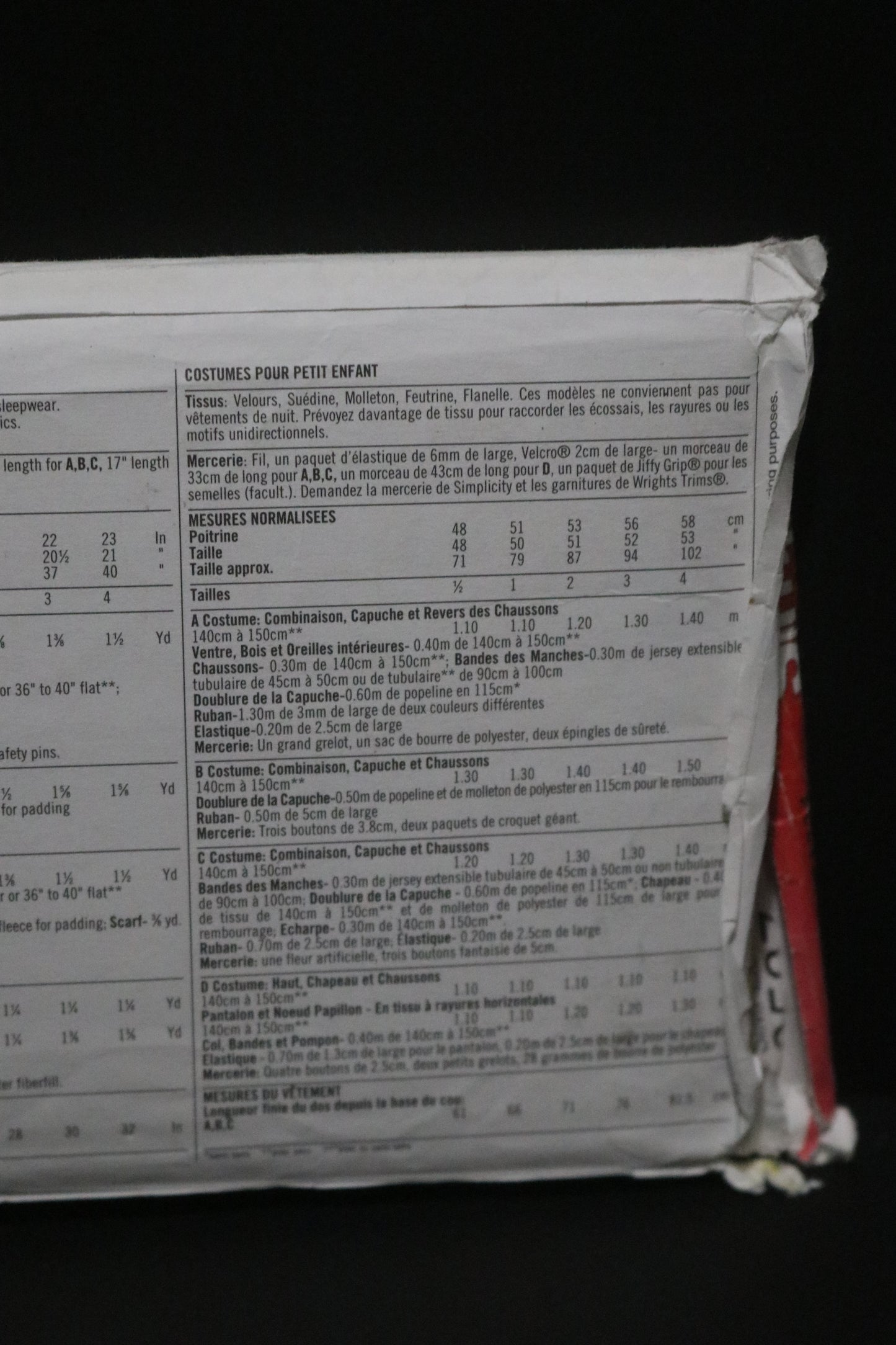 Simplicity 2537 Toddlers Christmas Elf Reindeer Gingerbread Man and Snowman Costume Sewing Pattern - UNCUT - Size 1/2 1 2 3 4