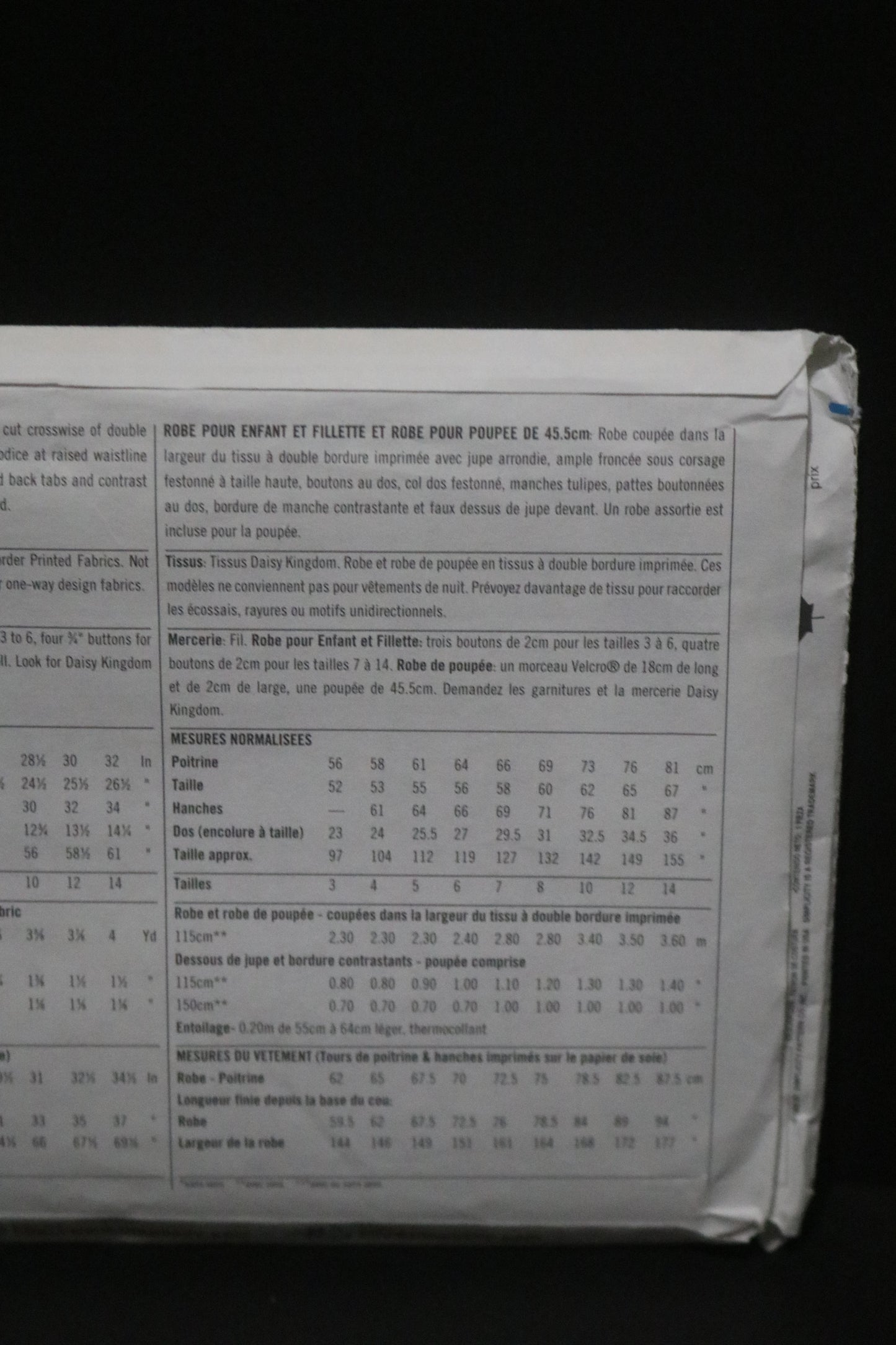 Simplicity 8554 Daisy Kingdom Girls Dress and Doll Dress for 18" Doll Sewing Pattern - UNCUT - Size 3 4 5 6