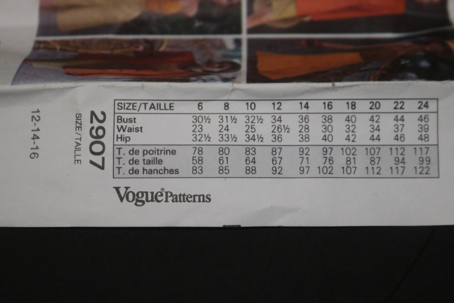 Vogue 2907 Misses Jacket Dress Top Skirt and Shorts Sewing Pattern - UNCUT - Size 12 14 16