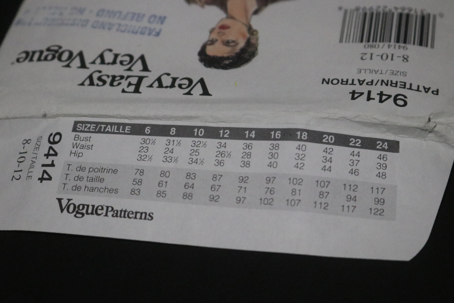 Vogue 9414 Misses Skirt Sewing Pattern - UNCUT - Size 8 10 12