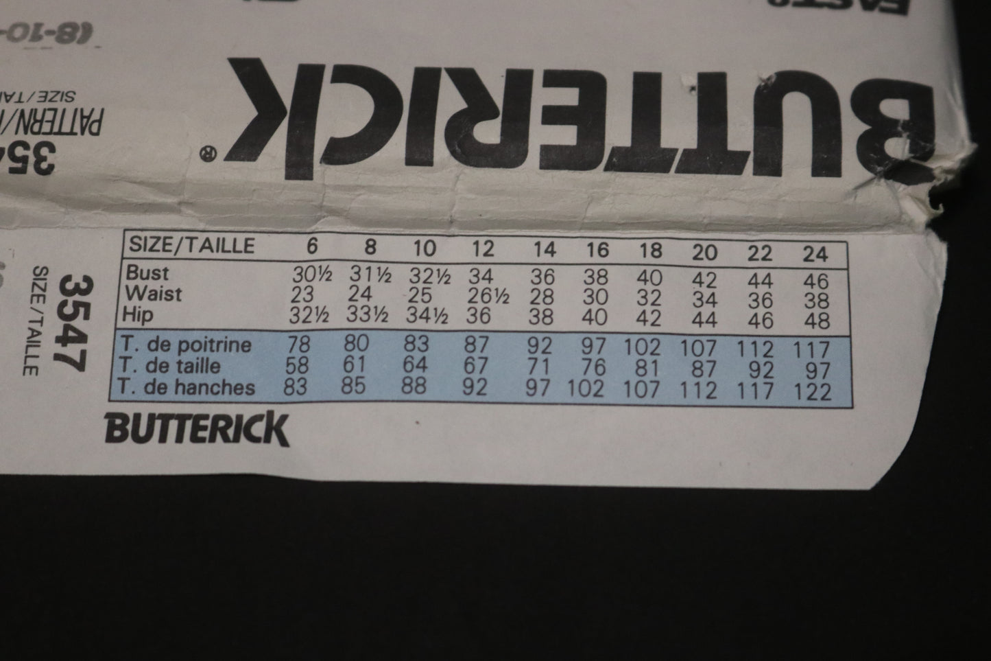 Butterick 3547 Misses Robe & Pants Sewing Pattern - UNCUT - Size 8 10 12