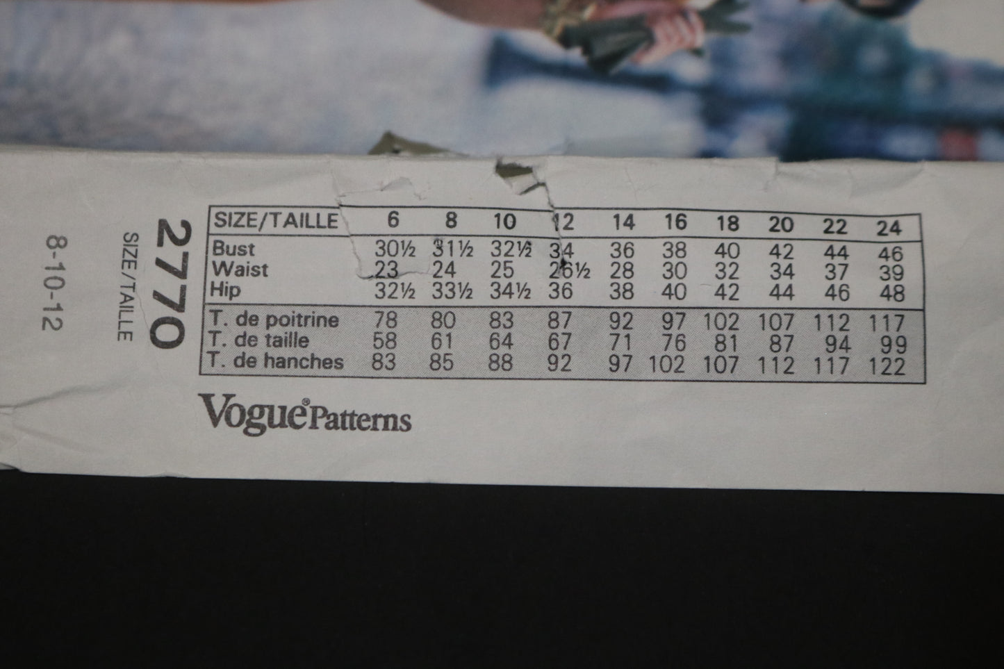 Vogue 2770 Anne Klein II Misses Misses Dress Sewing Pattern - UNCUT - Size 8 10 12