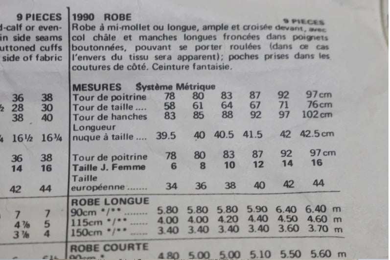 Vogue 1990 Calvin Klein American Designer Misses Dress Sewing Pattern - UNCUT - Size 14