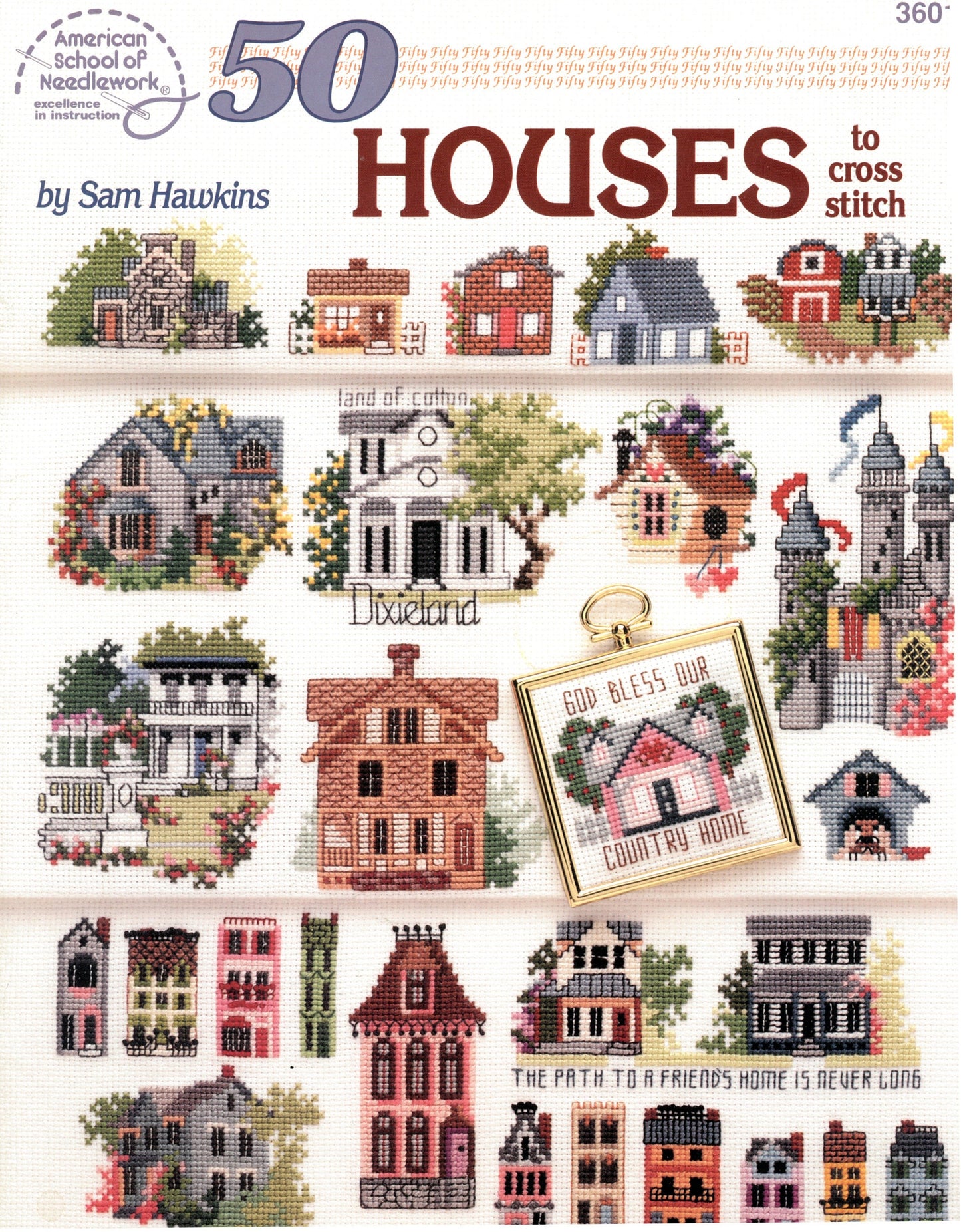50 Houses to Cross Stitch Cross Stitch Pattern Booklet - American School of Needlework

Booklet includes 50 houses ro Cross Stitch - From a cozy cottage to a royal castle you'll love reating the homes in this wonderful collection.