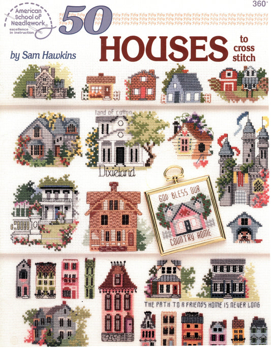 50 Houses to Cross Stitch Cross Stitch Pattern Booklet - American School of Needlework

Booklet includes 50 houses ro Cross Stitch - From a cozy cottage to a royal castle you'll love reating the homes in this wonderful collection.