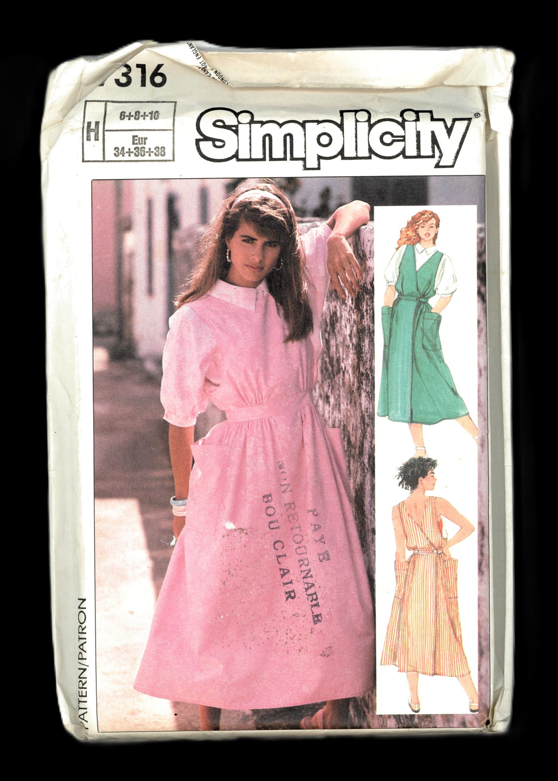 Simplicity 7316 MIsses Blouse and Jumper or Sundress Sewing Pattern - UNCUT - Size 6 8 10