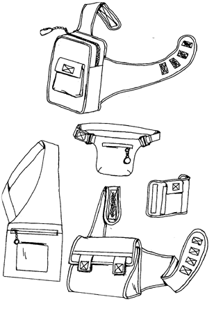 Simplicity 9000 Bags and Cell Phone Holder Sewing Pattern - UNCUT
