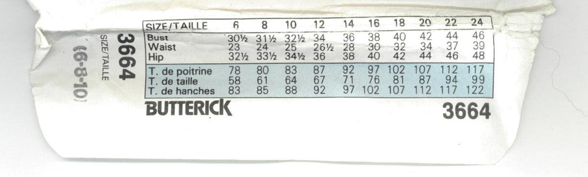Butterick 3664 Misses / Misses Petite Jacket and Dress Sewing Pattern - UNCUT - Size 6 8 10