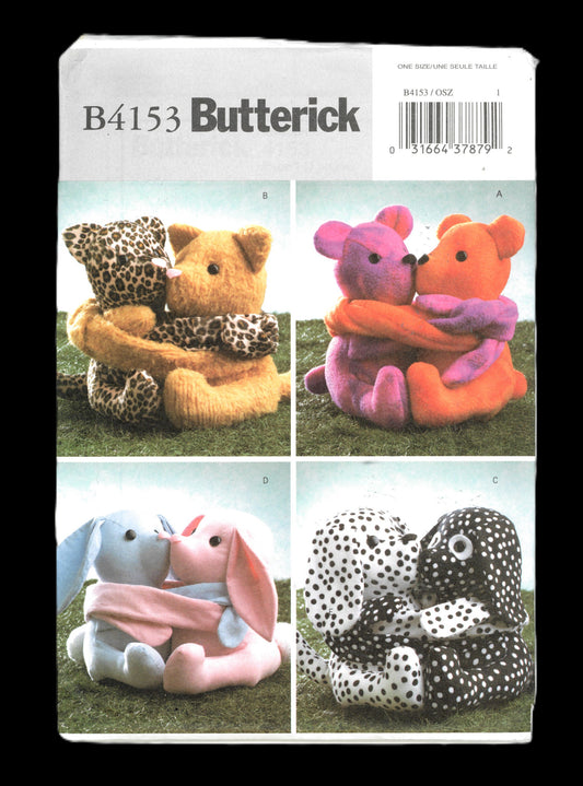 Butterick 4153 Hugging Pals Sewing Pattern UNCUT