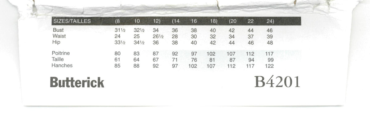 Butterick 4201 Misses / Misses Petite Maternity Tops Shorts and Pants Sewing Pattern UNCUT Size 14 16 18