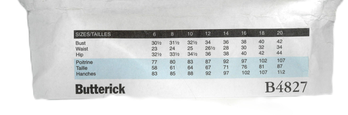 Butterick 4827 Making History Misses Medieval Dress and Belt Sewing Pattern UNCUT  Size 6 8 10 12