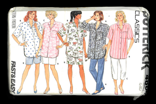 Butterick 4865 Misses Maternity Top Pants and Shorts Sewing Pattern UNCUT Size L - XL
