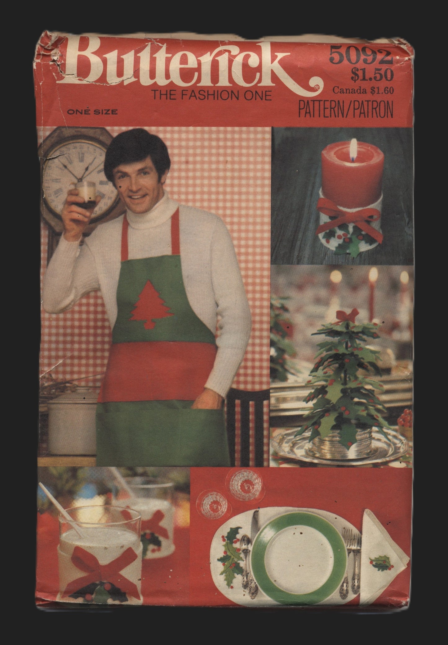 Butterick 5092 Christmas Decorations Sewing Pattern - UNCUT