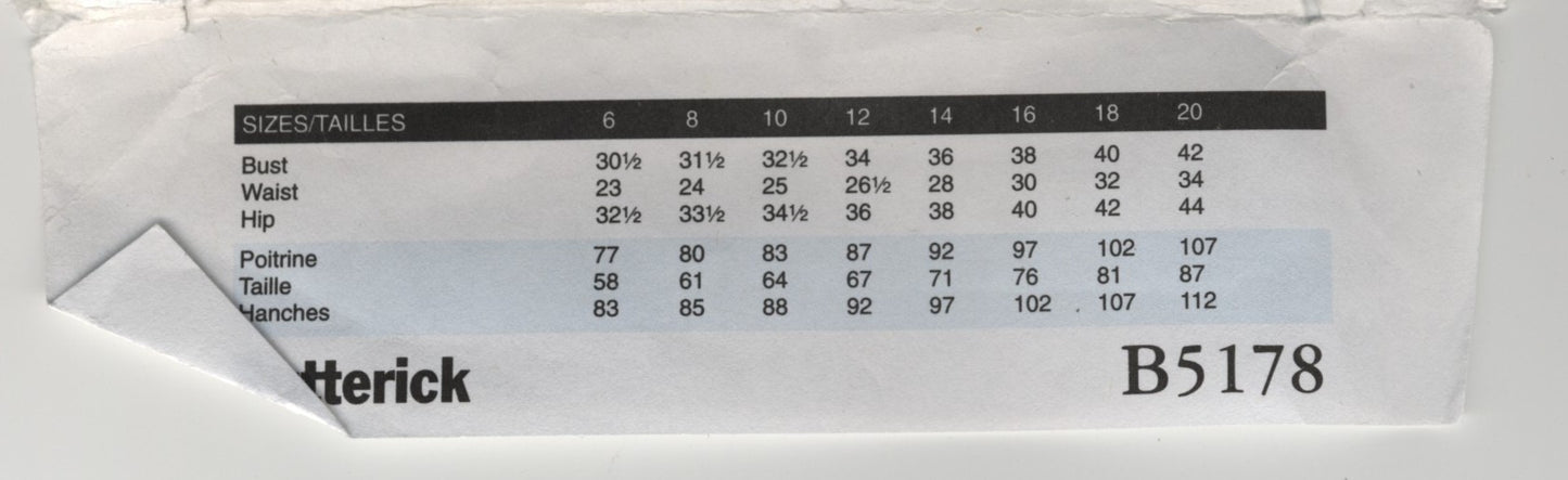 Butterick 5178 MUSE Misses Dresses Sewing Pattern UNCUT Size 14 16 18 20